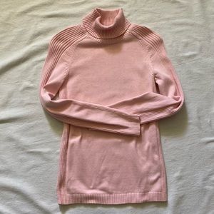Ladies Mock Turtleneck/ Polo Neck PInk Sweater - Size S Polo Jeans Company
